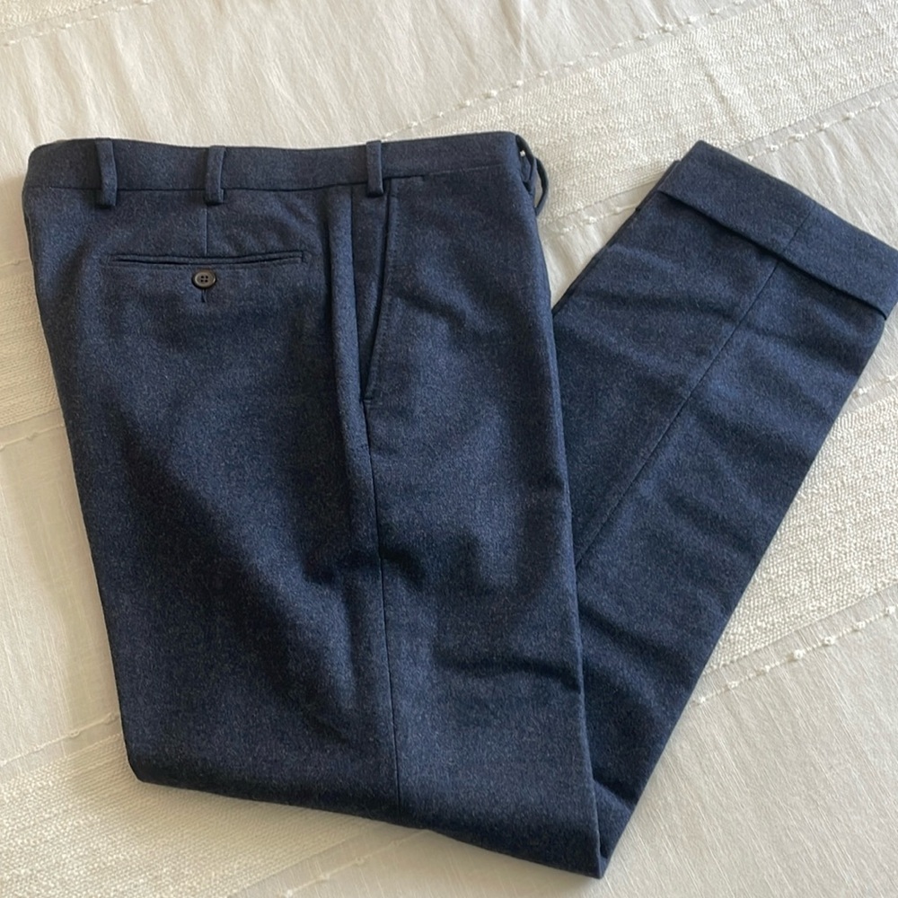 Suitsupply Slim Flannel Trousers